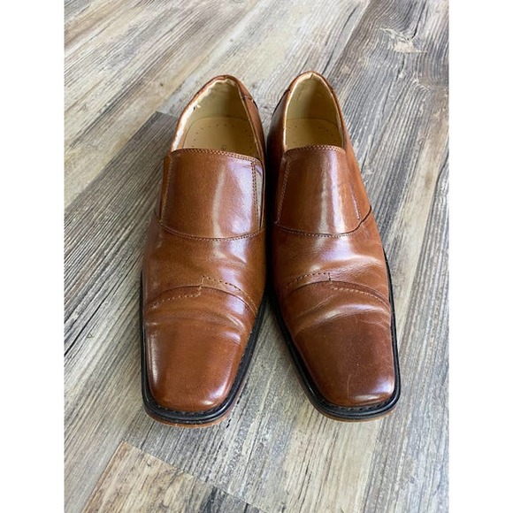 Giorgio Armani Brown Leather Dess Shoe, Size 38 main image 4
